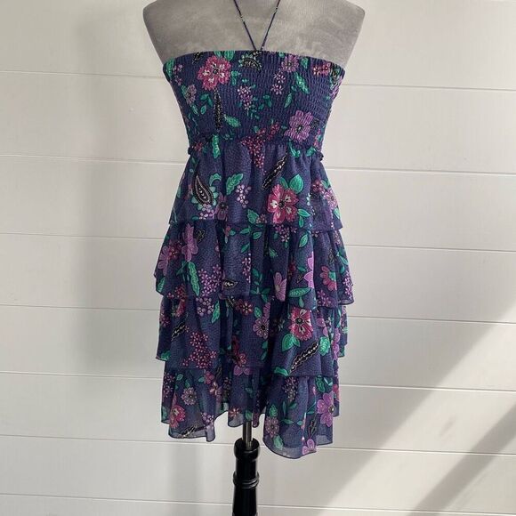 American Eagle strapless tiered dress perfect for - Picture 1 of 7
